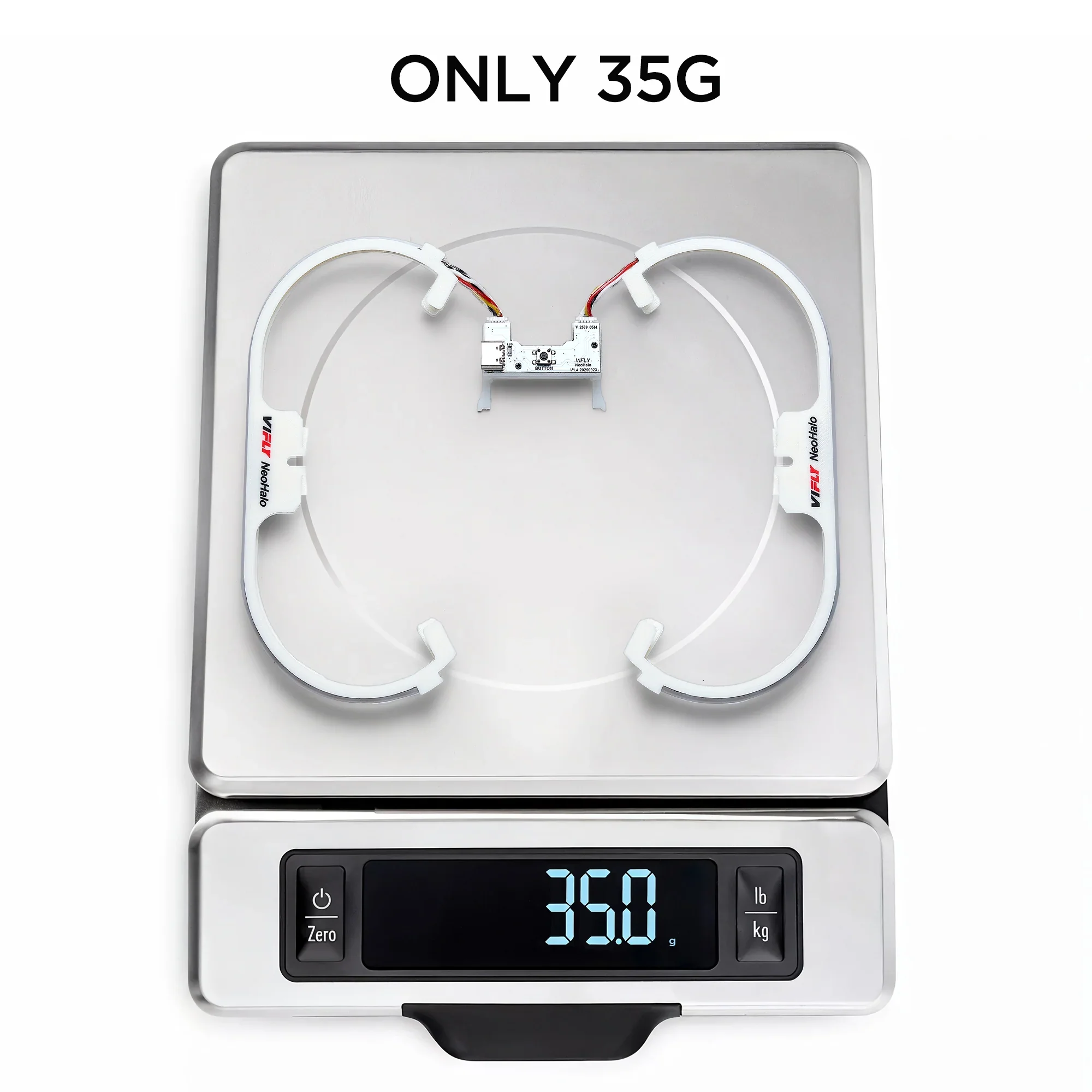 VIFLY NeoHalo Neo2Halo  LED Light Strip for DJI Neo Neo2, Multi-Color Dynamic Modes Brings Epic Night Flight Shows thumbnail 5