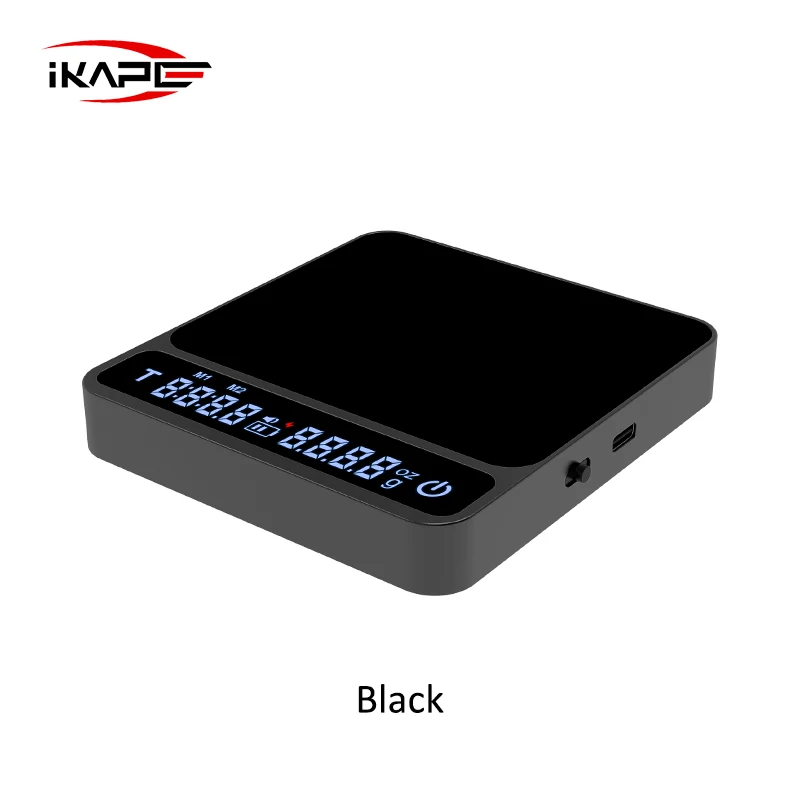 ميزان قهوة رقمي IKAPE V2 مع مؤقت وشاشة زجاجية ذكية...