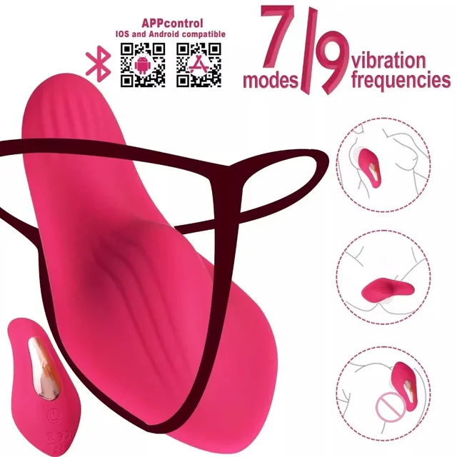 Tragbarer Bluetooth-APP-Vibrator für Frauen, kabellose Fernbedienung, vibrierendes Ei, Klitoris-Stimulator, weibliches Sexspielzeug für Paare 1