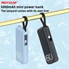 5000mAh Mini Power Bank With Type-C Cable Portable Fast Charging Mobile External Spare Battery Charger for iPhone Samsung Xiaomi 3