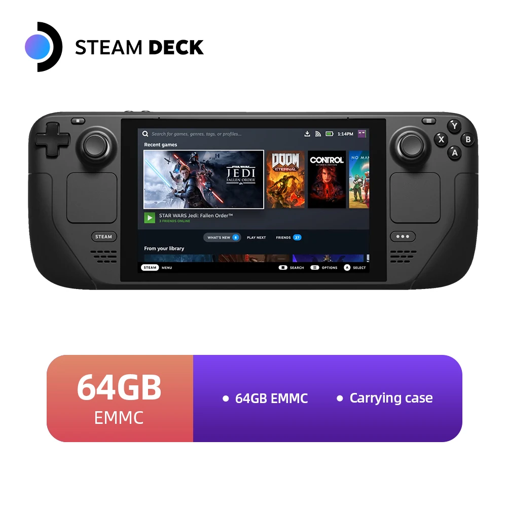 Steam Deck OLED 512GB 1TB NVMe SSD SteamOS 3 system HDR OLED 