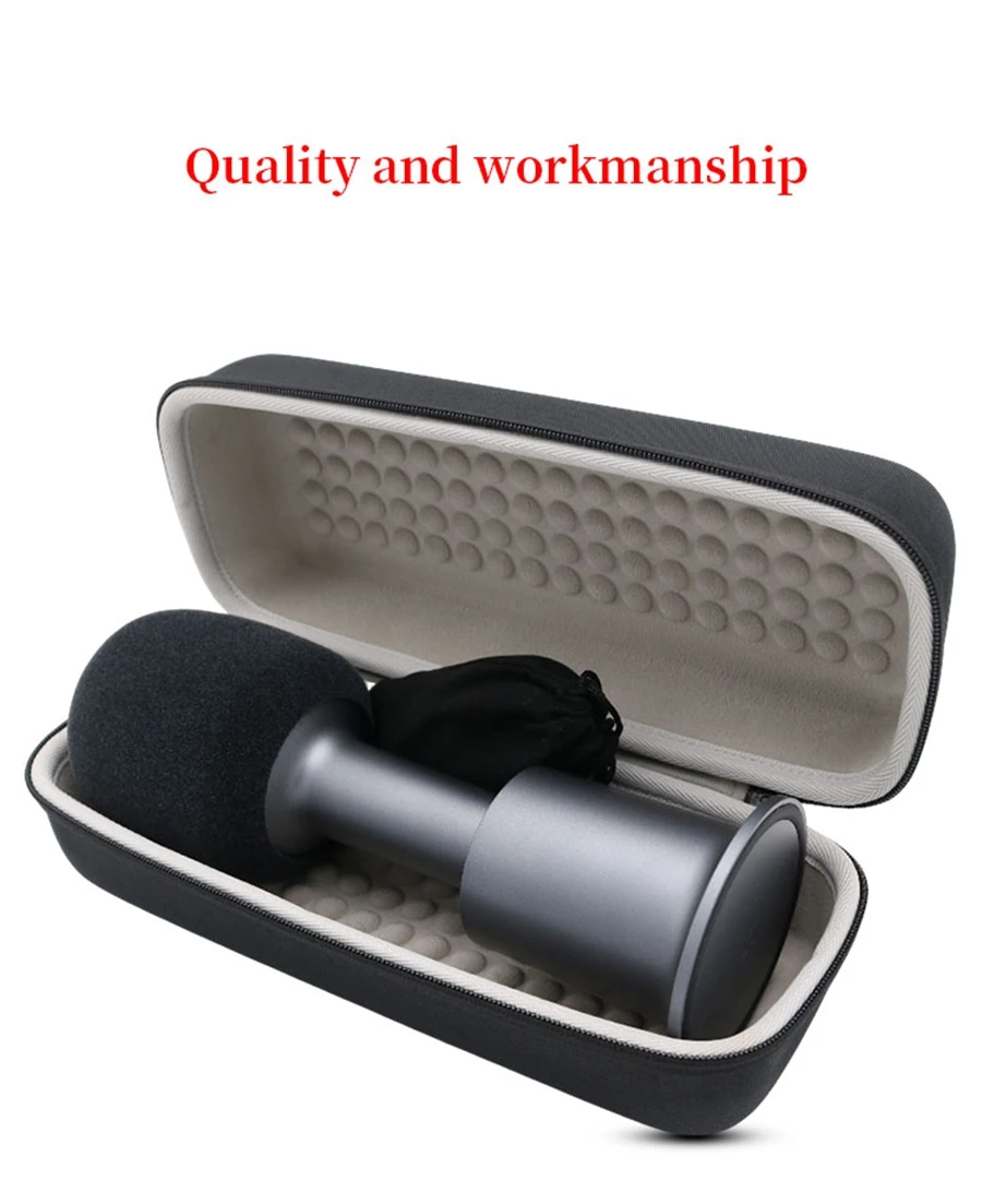for XIAOMI MIJIA XMKGMKF01YM Microphone Storage Bag Hard EVA Box Portable Bluetooth K Song Travel Carrying Case