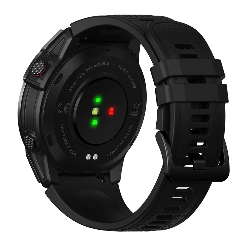 Zeblaze Stratos 3 ̾ GPS Ʈ ġ, Ʈ 466x466 ȼ HD AMOLED ÷  GPS, Hi-Fi  BT5.3, 1.43 ġ