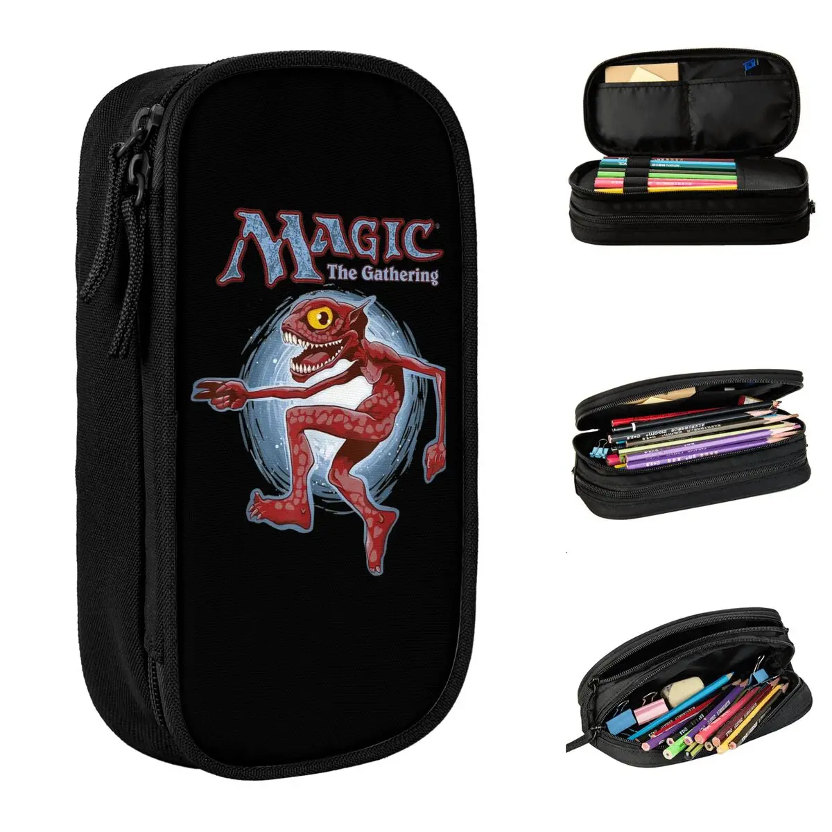 Magic Games Gathering MTG Pencil Case Pen Box Bag Big Capacity School Supplies Gift