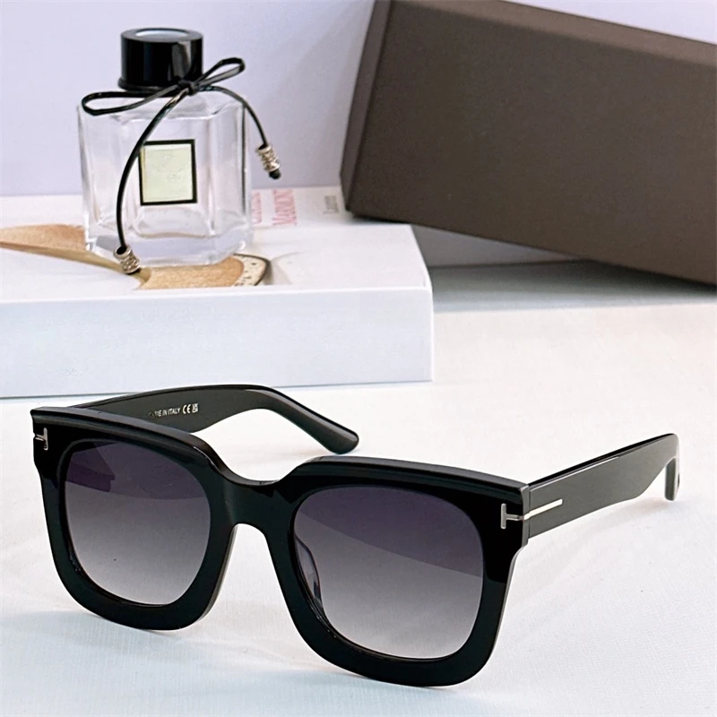 

Women Glasses Lentes De Sol Mujer Tom Brand Round Acetate Female Male Sunglasses FT1115 Popular Sunglasses for Women Fashion