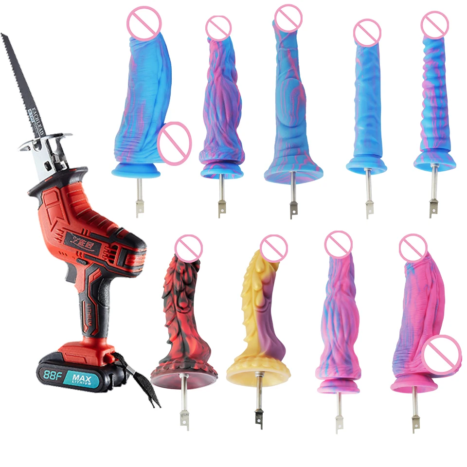 Sex Machine Sav Elastic Contraction Adapter for V-U-LOCK Attachments Didlo Saber Jigsaw Reciprocating Saw A Large Animal Dildo