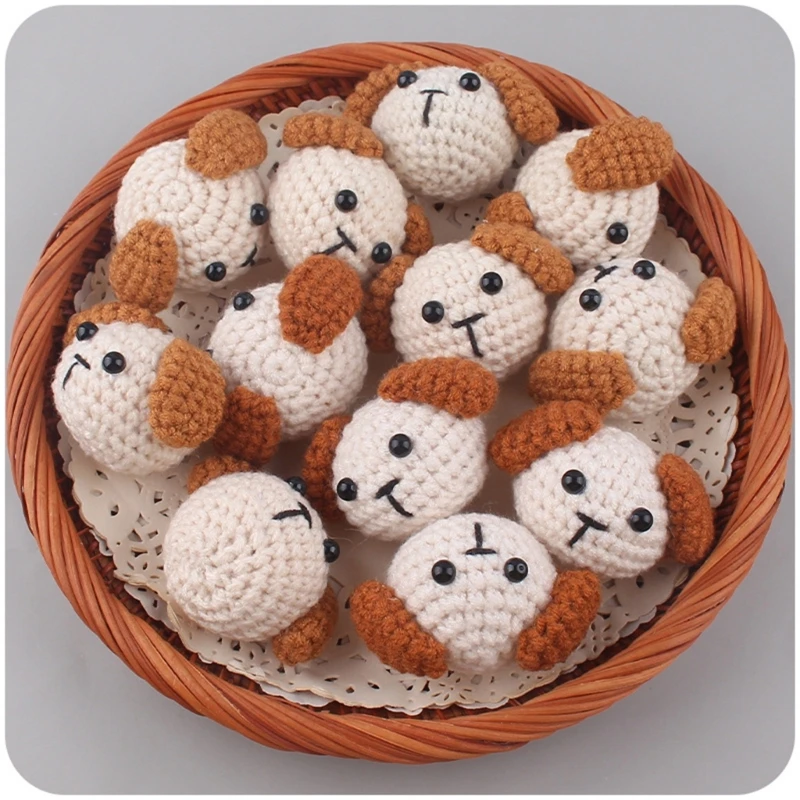 

Versatile Woolen Crochet Baby Pacifier Clip Pendant Cartoon Soother Toy Decor