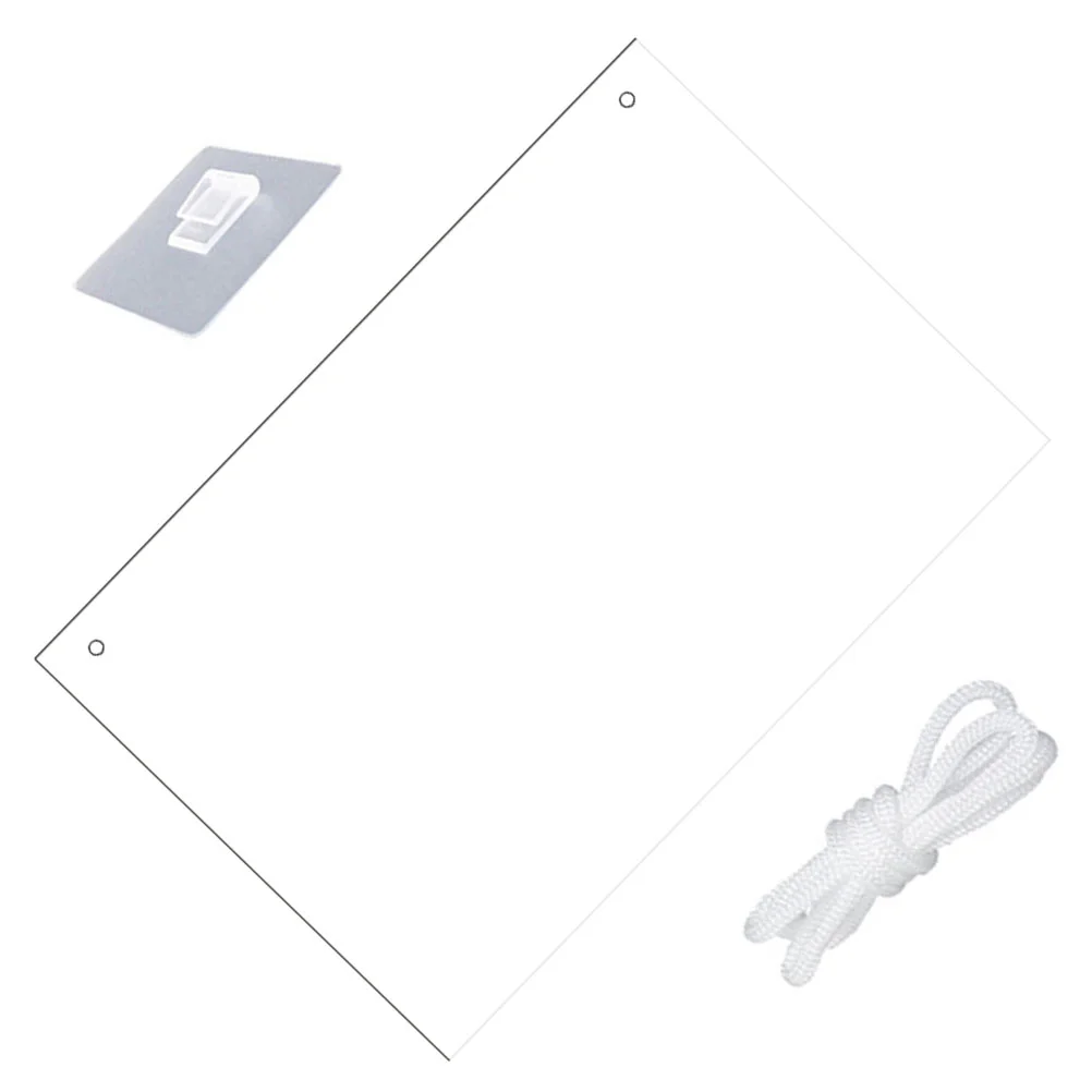 

Clear Dry Erase Board Household Acrylic Memo Meal Students Writing with Lanyard