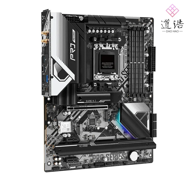 NEW For Asrock X670E PRO RS Motherboard 192GB PCI-E5.0 HDMI M.2 USB3.2 Socket AM5 DDR5 ATX X670 Mainboard 5 NEW For Asrock X670E PRO RS Motherboard 192GB PCI-E5.0 HDMI M.2 USB3.2 Socket AM5 DDR5 ATX X670 Mainboard - Image 3