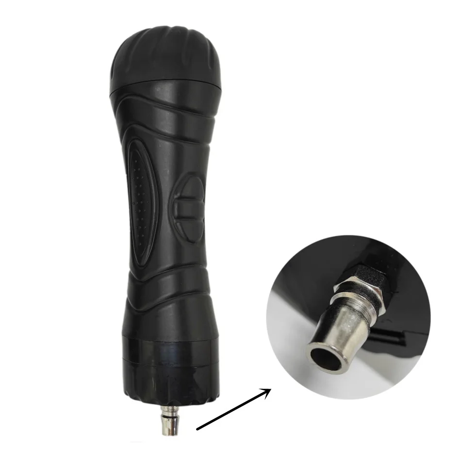 VAC-U-Lock Sex Machine Attachment Vaginal Cup Sex Toy for Men Black Masturbation Cup for Male Massage Tool Products