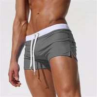 2022 nowe stroje kąpielowe mężczyźni Sexy kąpielówki Sunga gorący strój kąpielowy męskie figi kąpielowe spodenki plażowe Mayo De Praia Homens Maillot De Bain 2