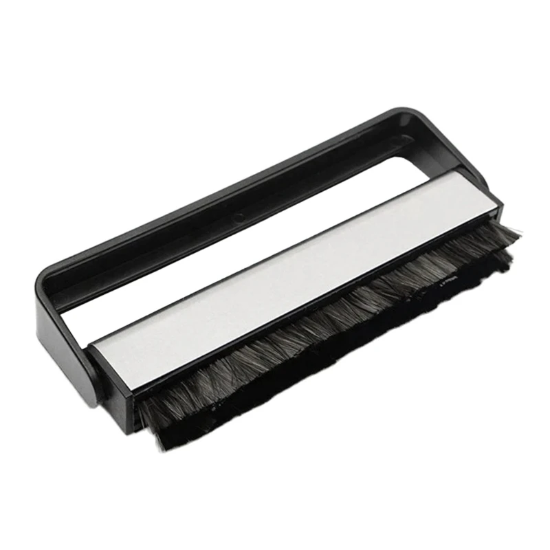 

Щетка для пластинок из углеродного волокна, антистатическая щетка для чистки виниловых пластинок, незаменимый инструмент для для