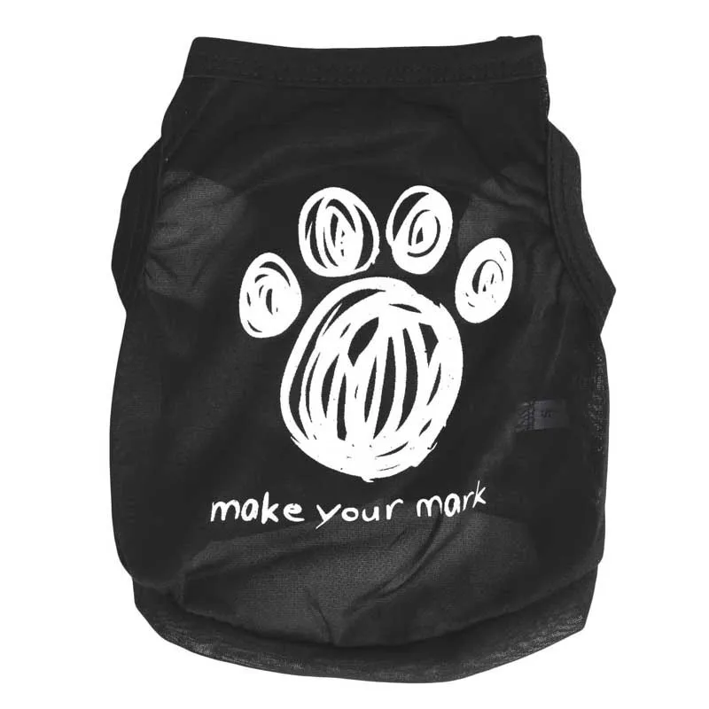 thumbnail image 1 of Chaleco de seguridad para perros, ropa negra para perros pequeños, camisetas para perros pequeños, disfraz de chaleco para gatos, Chihuahua, Yorkie, Pug, verano, 1 of 5