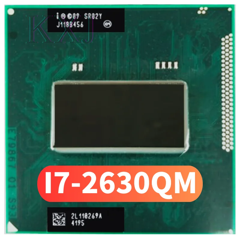 

Процессор Intel Core i7-2630QM i7 2630QM SR02Y, 2,0 ГГц, четырехъядерный, восьмипоточный, 6 Мб, 45 Вт, разъем G2 / rPGA988B