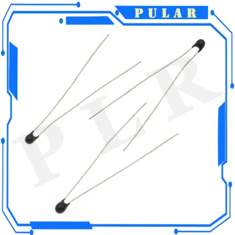 20pcs PLR NTC Thermistor Thermal Resistor MF52 NTC-MF52AT 1K-100K 5% 3950B 1/2/3/4.7/K Ohm R