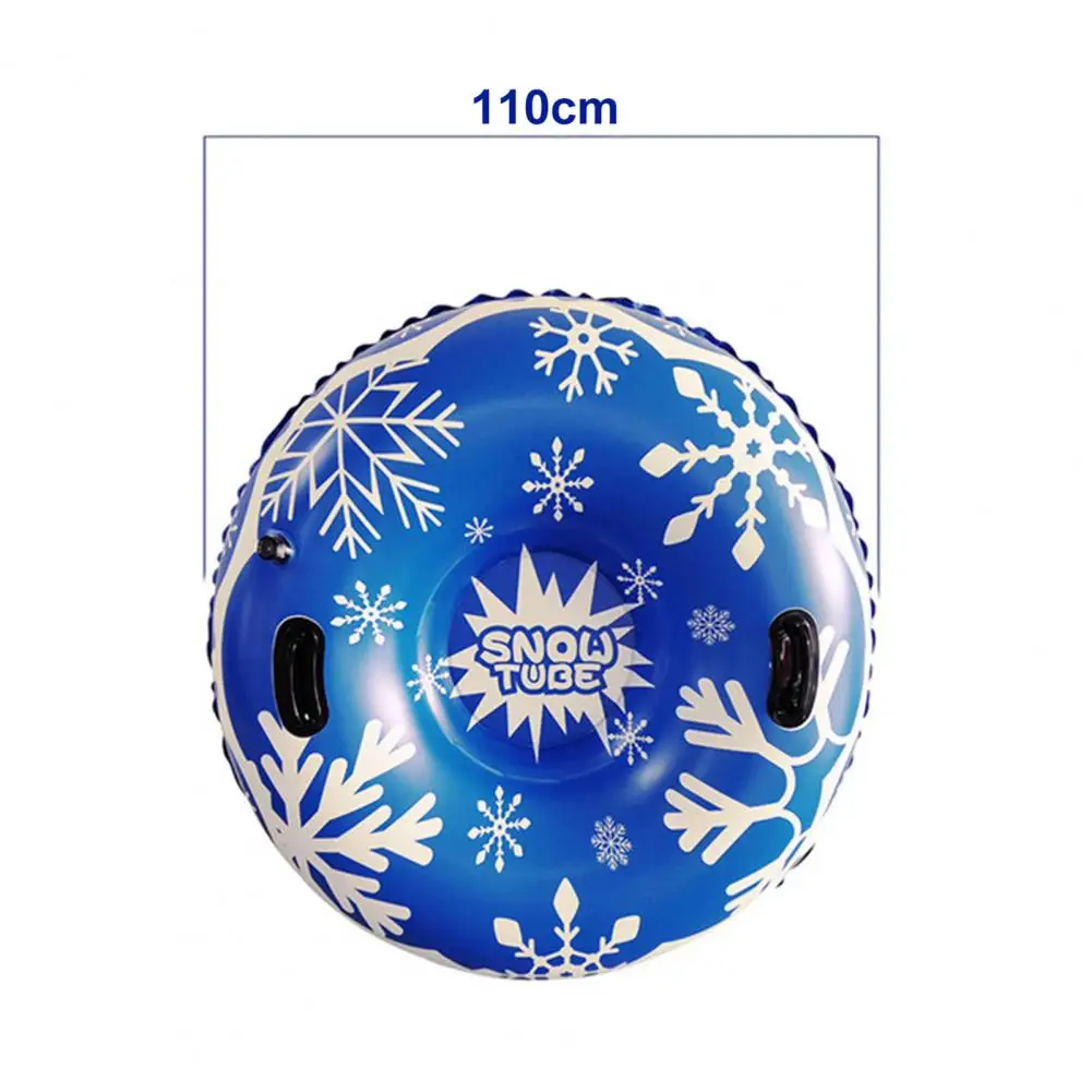 Inflatable Ski Ring Durable Waterproof Fast Inflation Easy Storage Eco-friendly Snow Sled For Kids Adults Winter Sports Supplies