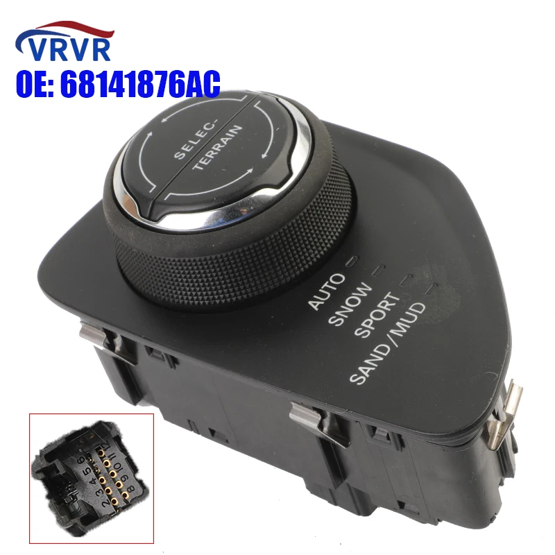 

VRVR 68141876AC Transfer Case Driver Switch For 2014- 2021 Jeep Cherokee