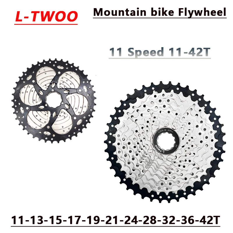 LTWOO Freewheel 9S 10S 11S 12 Speed MTB Bike Road Bicycle K7 Cassette Sprocket 40T 42T 46T 50T 52T for M5100 M6100 M7100 HG Hub bicycle cassette bicycle sprocket gear bicycle parts bike sprocket bike freewheel