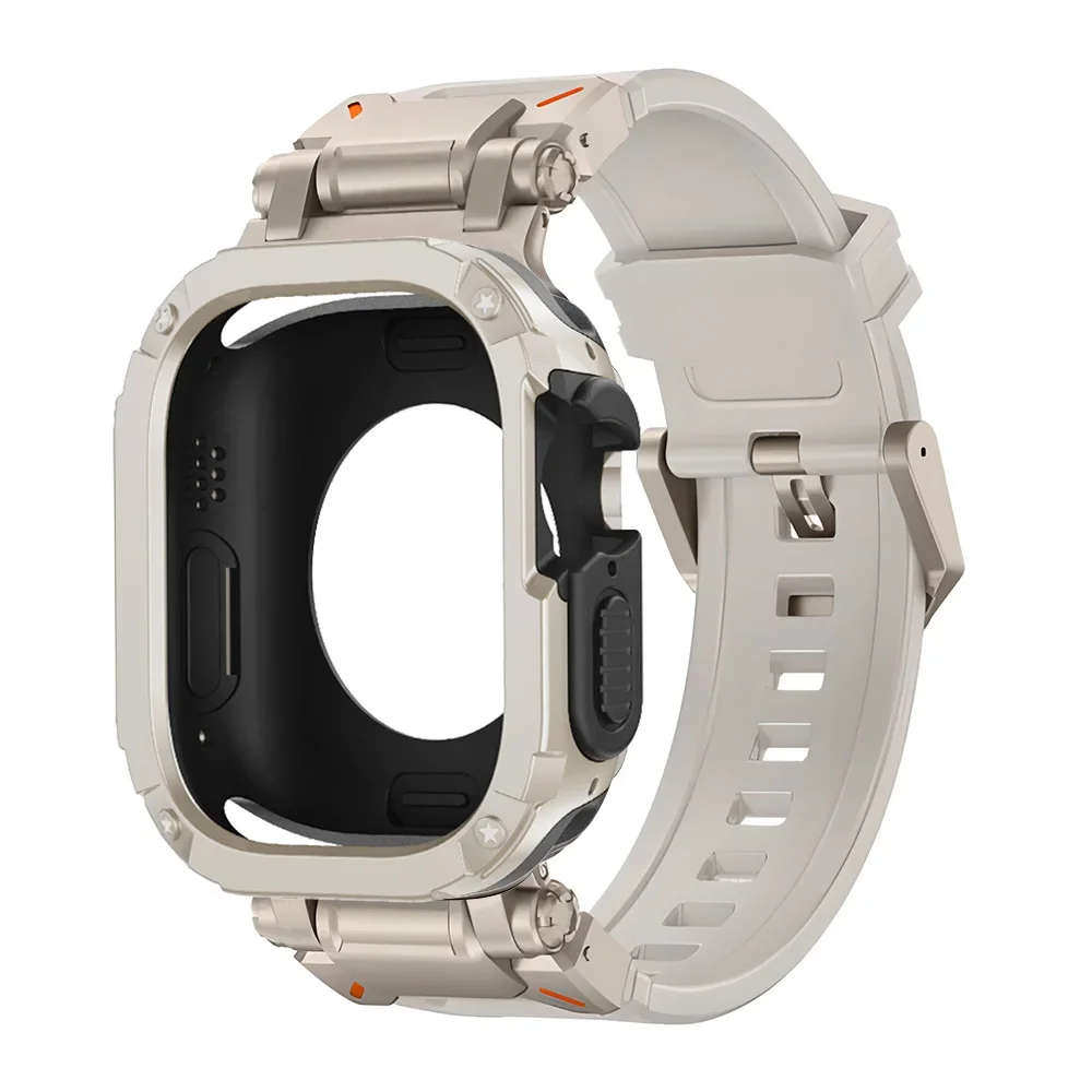 Silicone Strap with TPU Protective Case and Bracelet