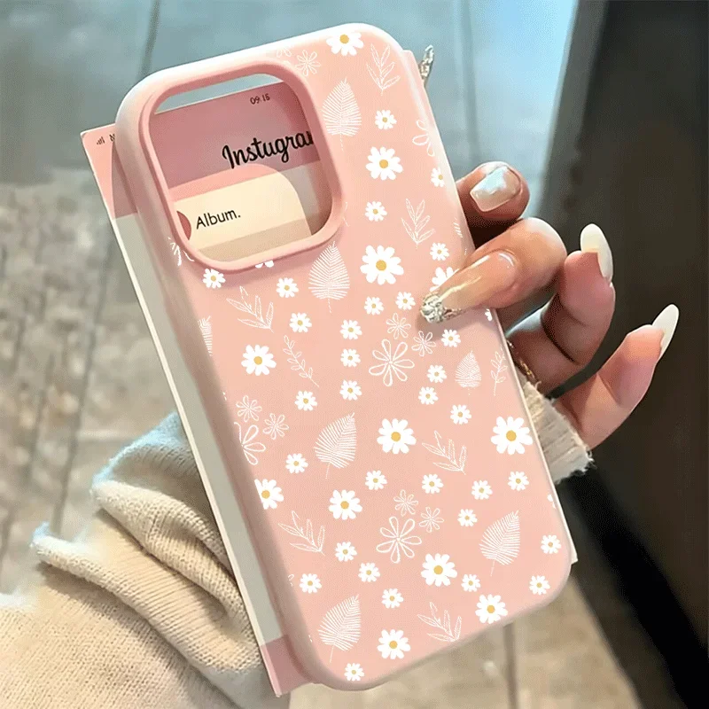Elegant Pale Daisy Flower 2-in-1 Hard Phone Case