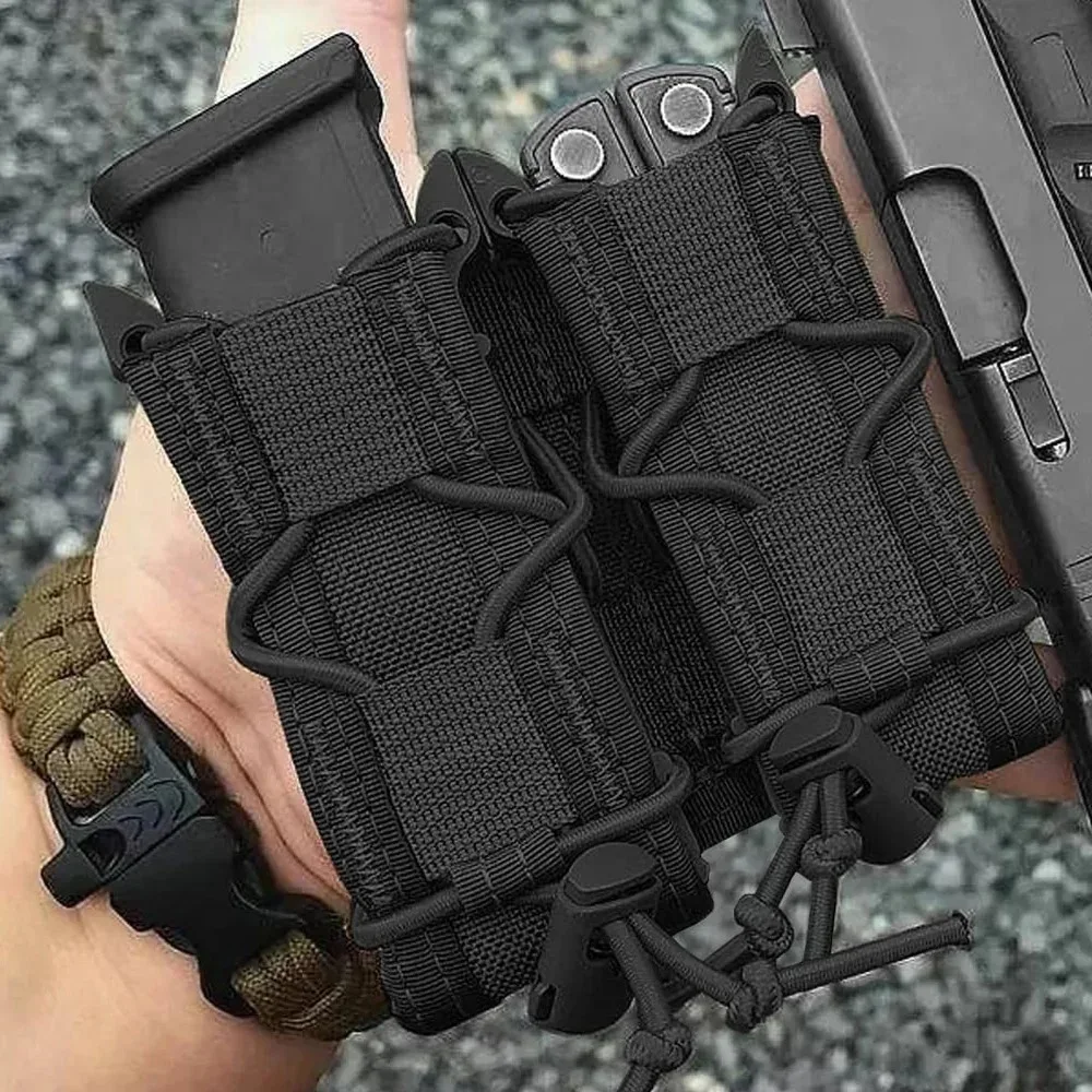 9mm Pistol Magazine Pouch Double/Triple Magazine Pouch Molle Mag Holster Hunting Flashlight Holder EDC magazine pouch,molle pouch,hand gun holster