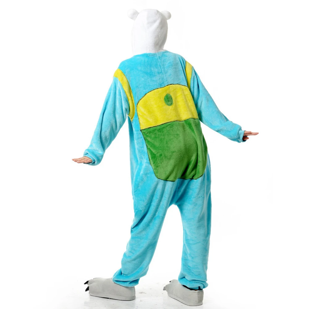 Flannel Anime Onesies Womens Sleepwear Adults Men Long Sleeve One-piece Pajamas Set Halloween Christmas Holiday Cosplay Costumes