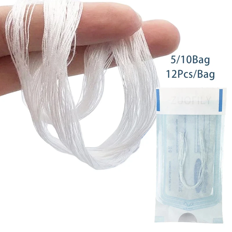 Absorbable No Needle Gold Protein Line Anti-wrinkle Face Filler Lift Firming Collagen Thread Anti-Aging Skin Care 60/120pcs face filler