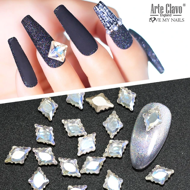 1 Bottle Glass Mini Nail Rhinestone for Art Decoration Fashion Nails Pearl  Accessories for DIY Manicure Design - AliExpress