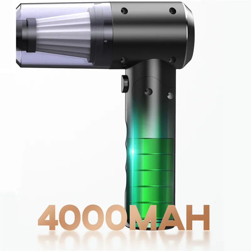 Car Wireless Vacuum Cleaner 20000PA Mini Gun style Cleaner Handheld Portable Vacuum For Car Interior Home Appliance