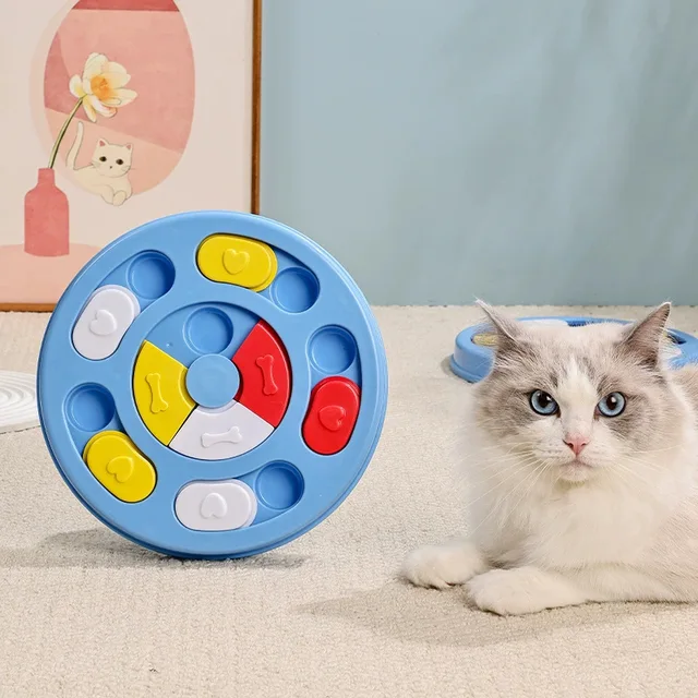 Slow Feeder Bowl with Puzzle Design cat dog Pet Food Dispenser Toy for Training Anti Choking Eating Bowl Easy Cleaning 2