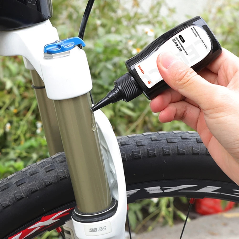 60ml Mountain Bike Front Fork Shock Absorber Oil Long-Lasting Lubricating Oil Corrosion Resistance Bicycle Suspension