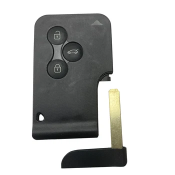 Okey Remote Car Key Shell Cover Case per Renault Clio Logan Megane 2 3 Koleos Scenic Car Key Cover con piccola chiave 3 pulsanti - Okey Remote Car Key Shell Cover Case per Renault Clio Logan Megane 2 3 Koleos