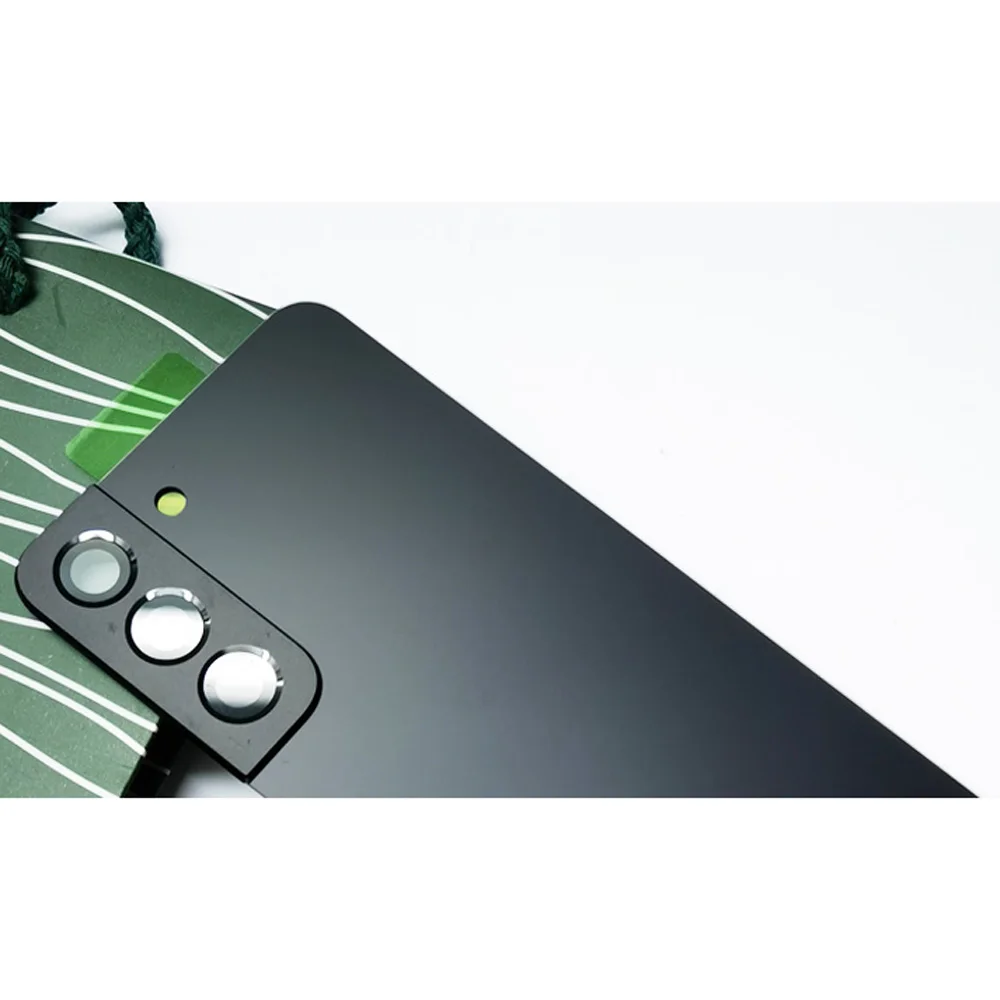 OEM 유리 배터리 커버 백 케이스 SM-S22 5G/SM-S22 플러스 5G 후면 도어 하우징 유리 패널 접착제 포함 카메라 커버 렌즈