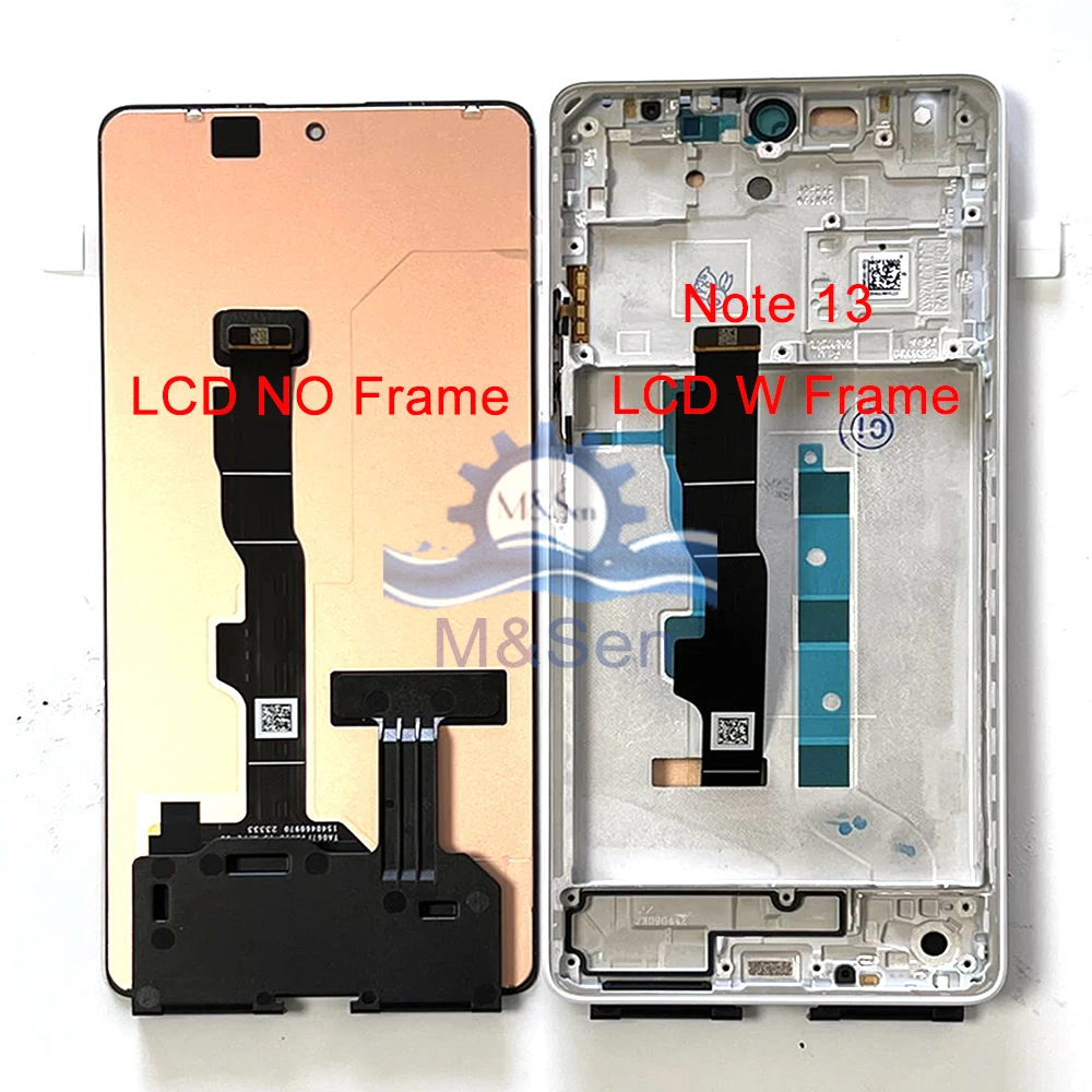 Écran LCD Pour Xiaomi Redmi Note 13 Pro Plus Vitre Tactile Et Chassis Relife Noir