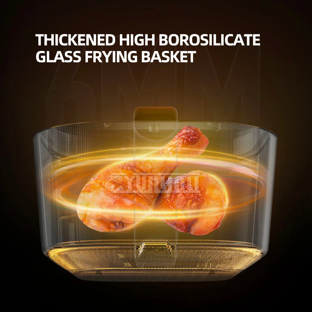 Automatic Intelligent Visual Air Fryer Large Capacity Fryer Household Multi-Functional Deep Frying 2