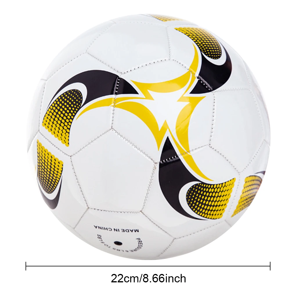Size 5 Football Leather Training Practice Stadium Soccer Learning Professional Match Playground Sports Ball Accessory soccer ball
