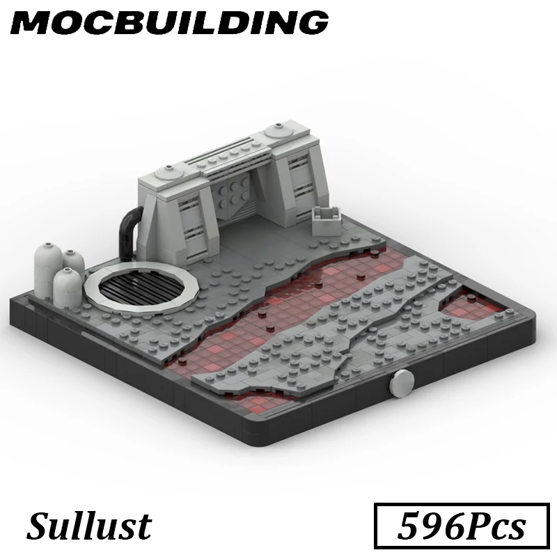 

596Pcs Space Battle Sullust Diorama Scene Movie Building Bricks DIY Display Model Assemble Toy Birthday Gift
