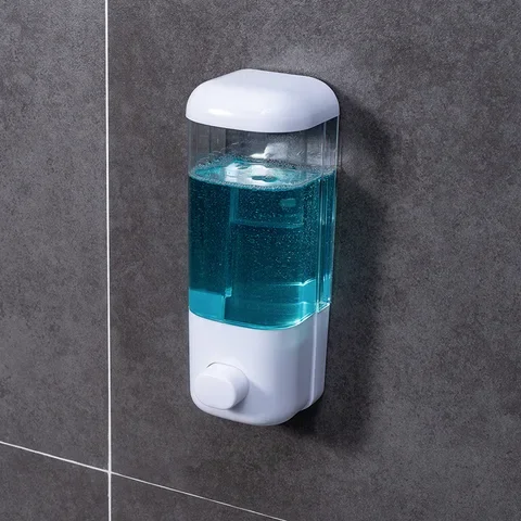 

Soap Shampoo Dispenser Wall Mount Bath Liquid Soap Dispenser Shower Bathroom Washroom