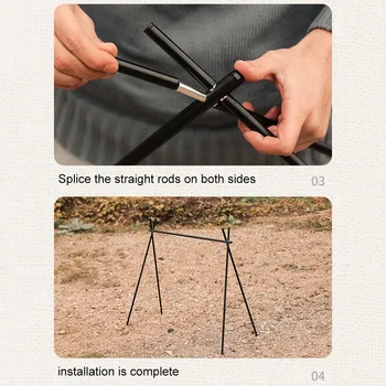 Foldable Camping Hanging Shelf 1