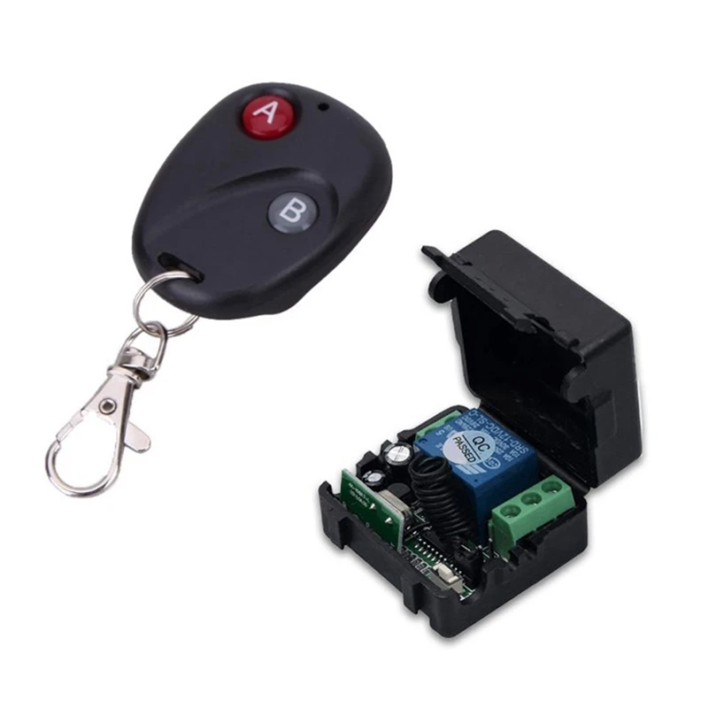 

433Mhz RF Transmitter Wireless Remote Control Switch DC 12V 10A Receiver Module Component For Anti-Theft Alarm System