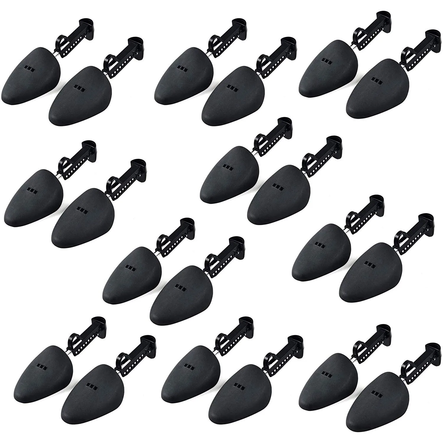 

10 Pair Durable Shoe Tree Practical Shoe Stretcher Black