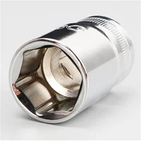 1pc 8MM 9MM 10MM 11 12 13 14 15 16 17 18 19 20 21 22 23 24 hexagon 1/2 short socket Wrench Head Sleeve Chrome vanadium alloy 1