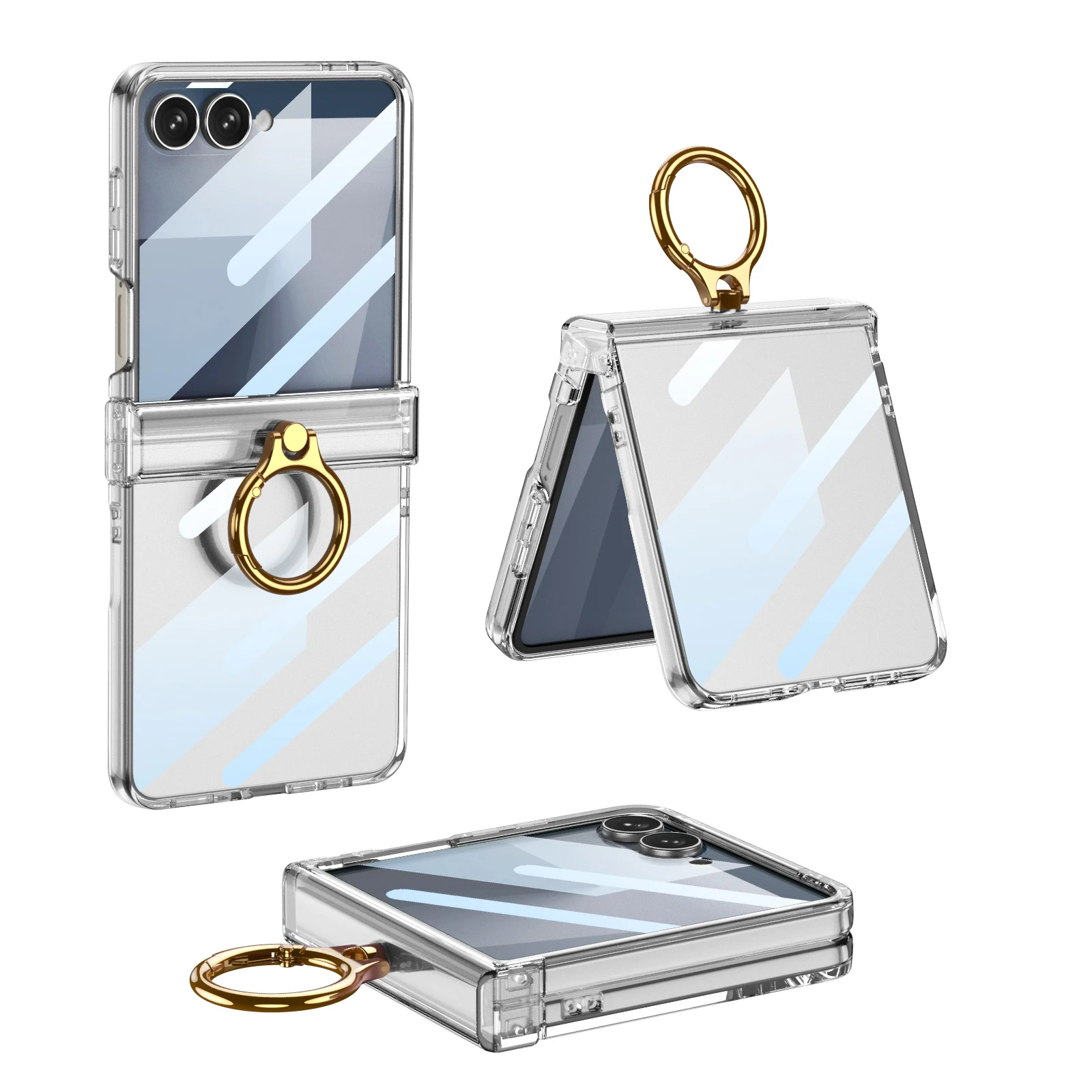 غطاء حماية نحيف و عصري لـ Samsung Z Flip 7 مع حماي...