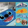 Disney Lilo and Stitch Winnie The Pooh Cushion Anime Non-slip Mat Kawaii Buzz Lightyear Absorbent Carpets Living Room Bathroom 1