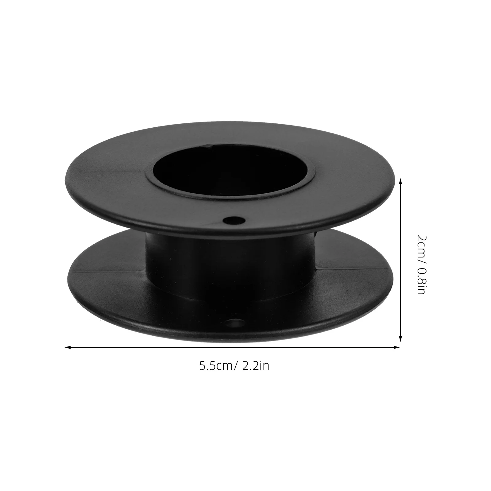 12Pcs Bobbins for Sewing Machine Portable Durable Plastic Thread Accessories Clear Wear-Resistant Empty Spools Compact