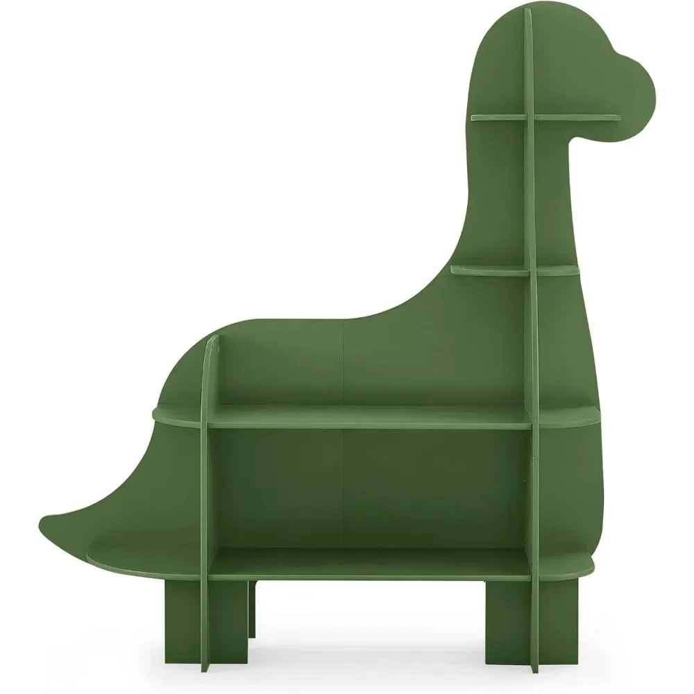 Children's Bookcases, Dinosaur Bookcase - Greenguard Gold Certified, Fern Green 6