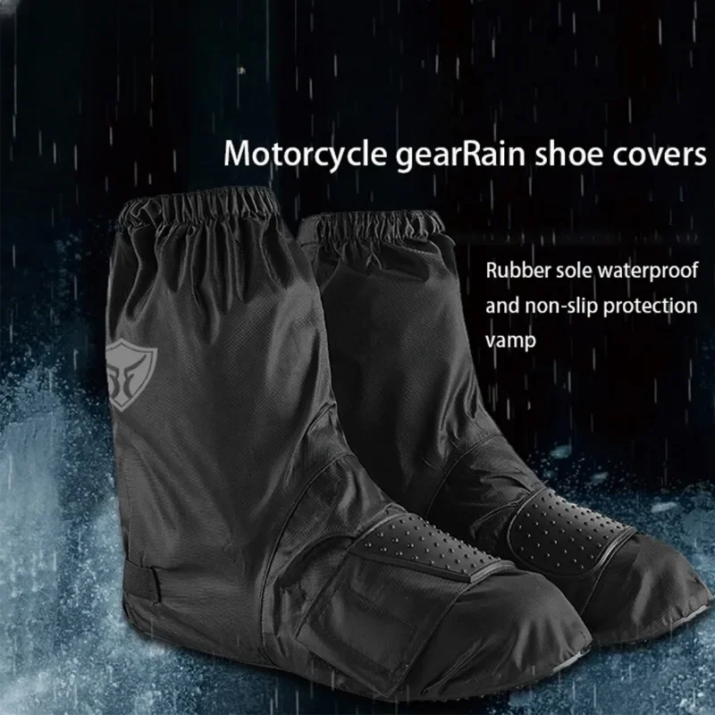 Portable Folding Motorcyclist Raincoat Bicycle Scooter Dirt Pit Bike Motorbike Accessories Footwear Waterproof Boots Rain Snow motorcycle rain boots rain boots motorcycle boots