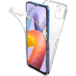 Coque de téléphone transparente antichoc 360° intégrale - Couverture rigide en PC double face