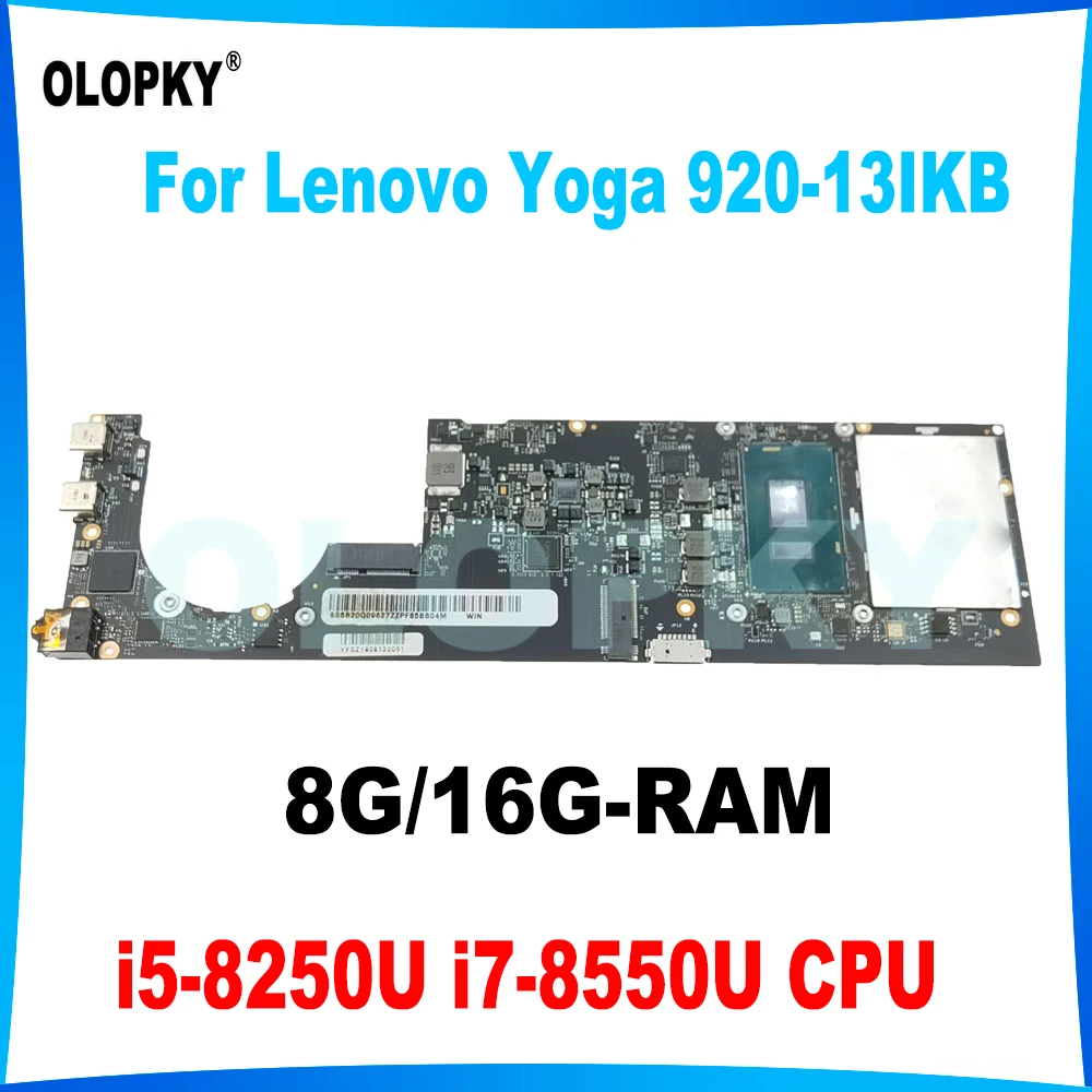 Scheda Madre Lenovo Yoga 920-13IKB 80Y7 - Intel I7-8550U, 8GB RAM - 5B20Q09627