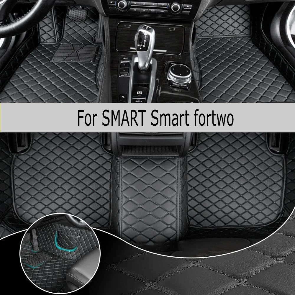 

Custom Car Floor Mat For SMART Smart Fortwo 2seat 2015-2018 Year Upgraded Version Foot Coche Accessories Carpets